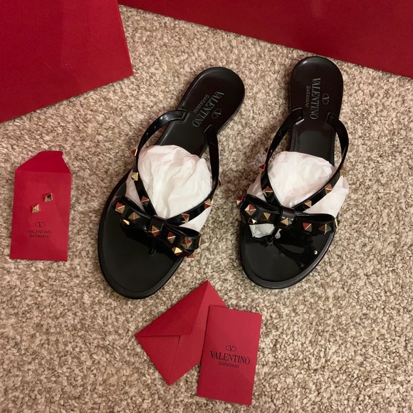 jelly bow rockstud thong